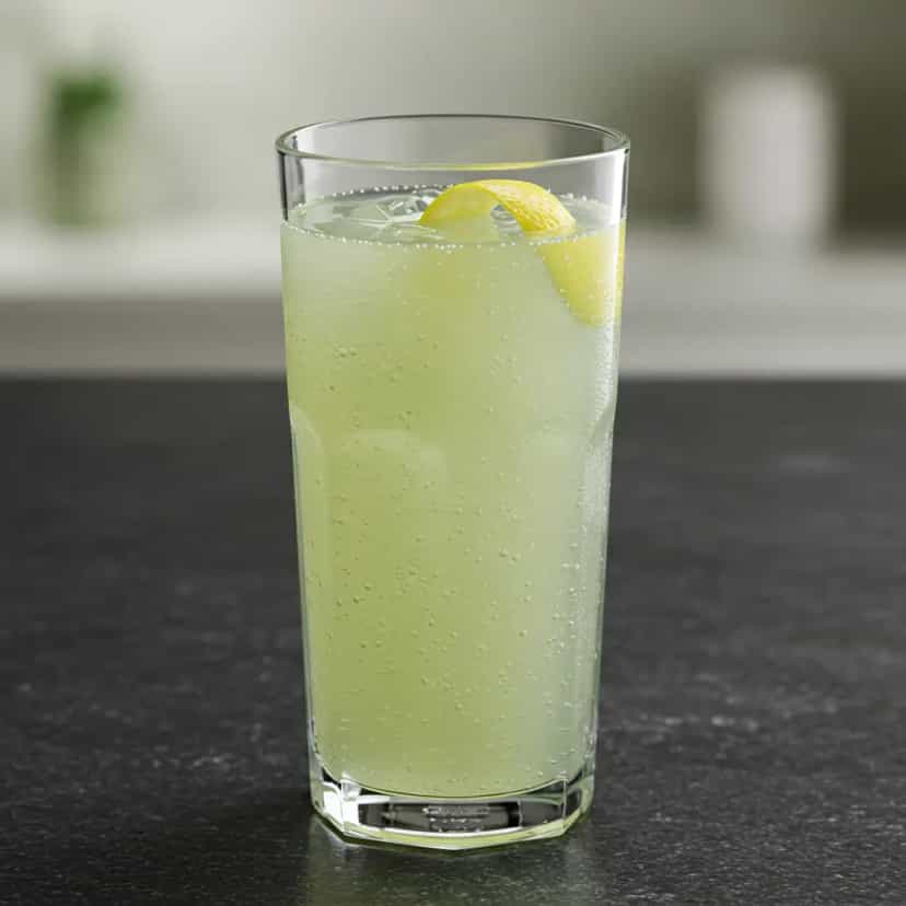 Foto deliciosa de Suco Refrescante de Limão com Casca pronta para servir - Sucos & Smoothies