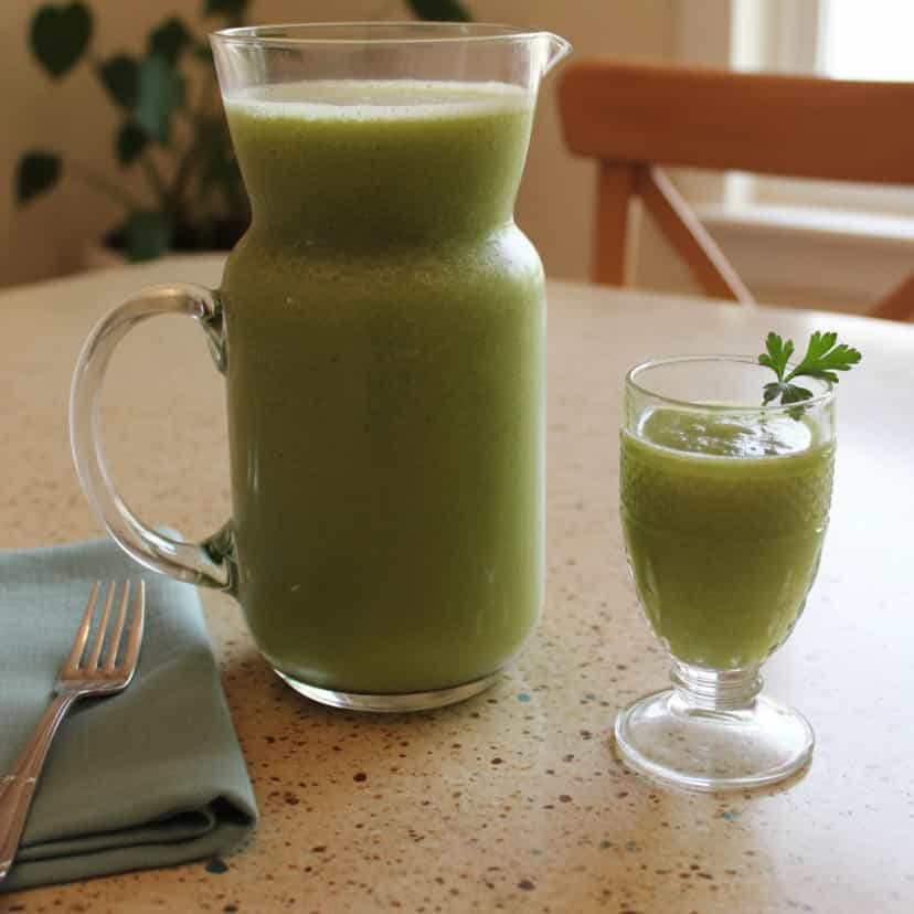 Foto deliciosa de Suco Refrescante de Umbu com Salsa pronta para servir - Sucos & Smoothies