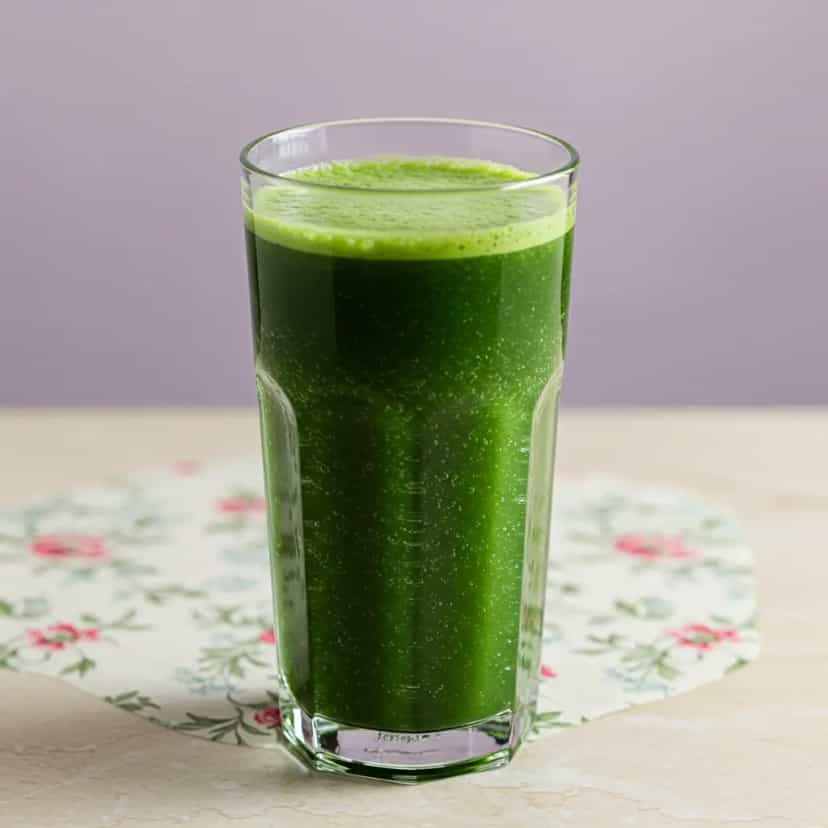 Foto deliciosa de Suco Verde Detox: Couve, Maçã e Limão pronta para servir - Sucos & Smoothies