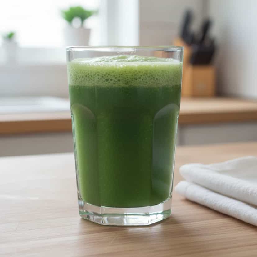 Foto deliciosa de Suco Verde Detox Refrescante pronta para servir - Sucos & Smoothies