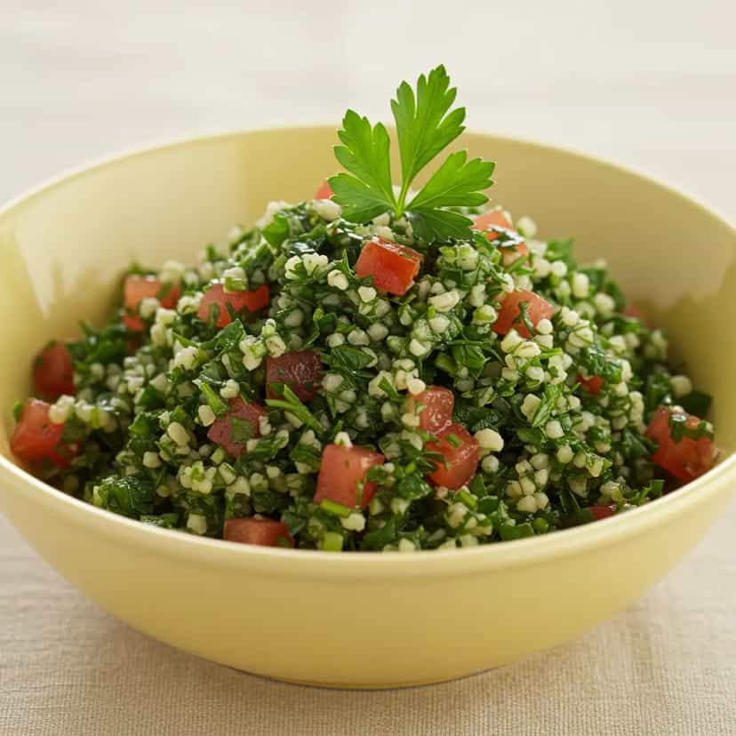 Foto deliciosa de Tabule Refrescante pronta para servir - Saladas