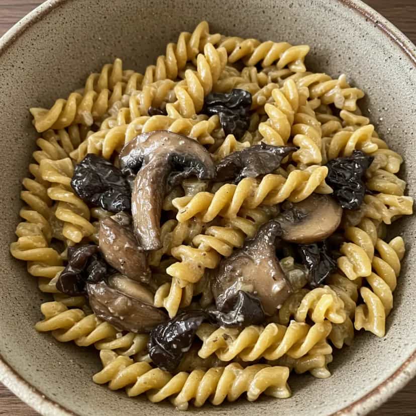 Foto deliciosa de Talharim ao Funghi pronta para servir - Massas & Macarrão