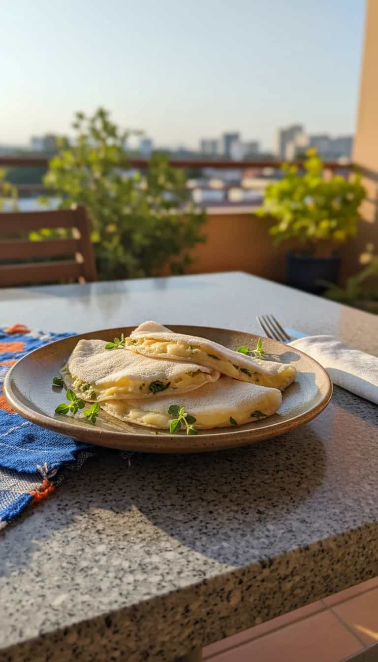 Foto deliciosa de Tapioca Cremosa de Coco pronta para servir - Tapioca & Cuscuz