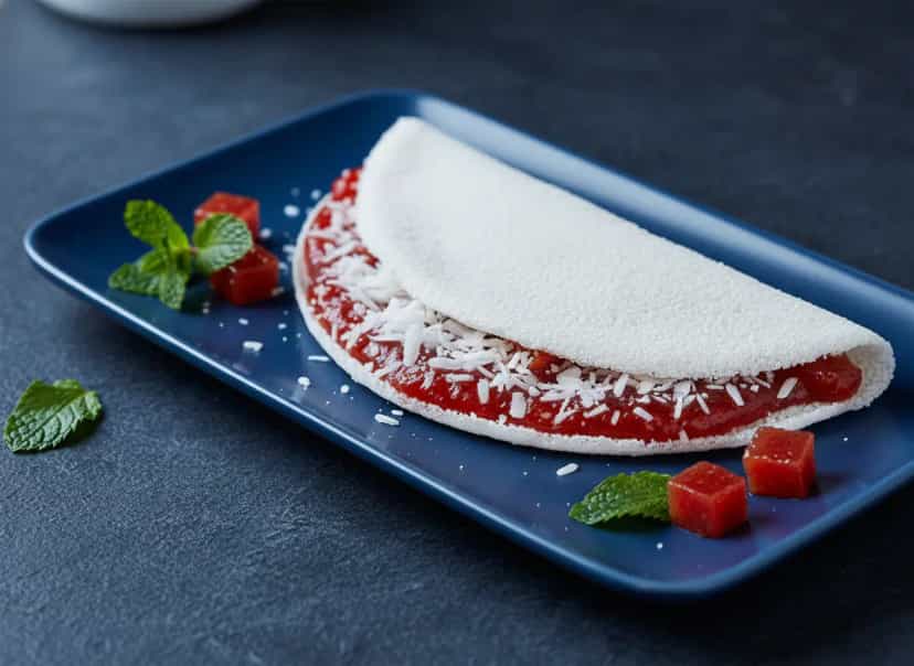 Foto deliciosa de Tapioca Cremosa: Receita Caseira pronta para servir - Tapioca & Cuscuz