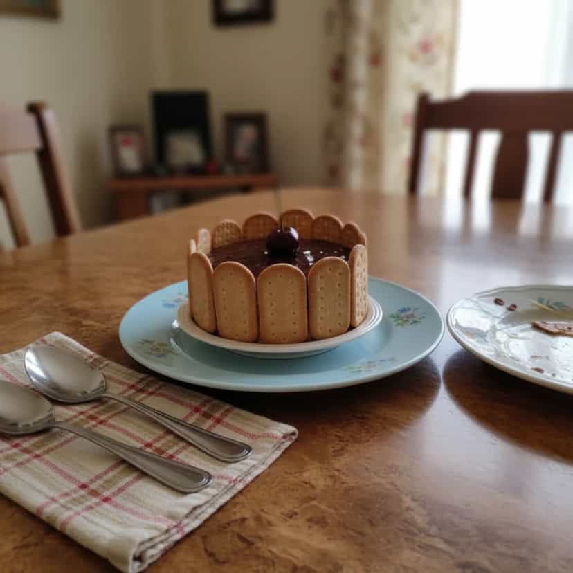 Foto deliciosa de Torta Alemã de Chocolate pronta para servir - Tortas & Tortinhas