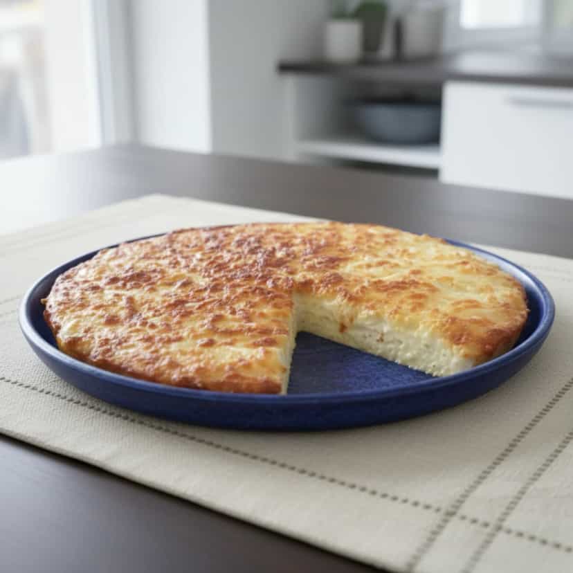 Foto deliciosa de Torta Cremosa de Camarão pronta para servir - Tortas Salgadas