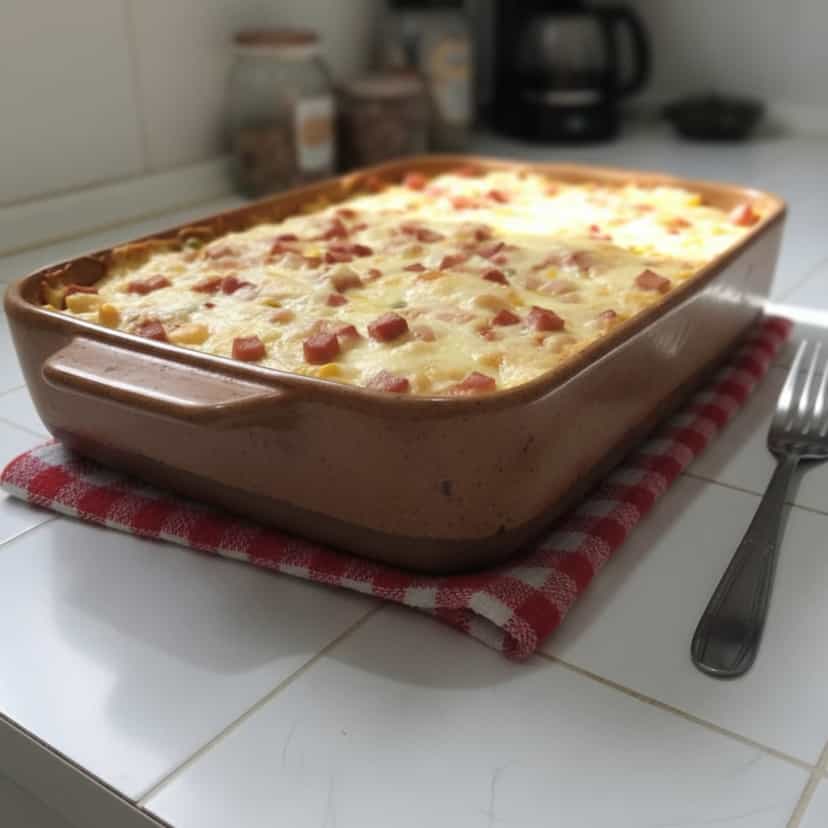 Foto deliciosa de Torta Cremosa de Queijo Canastra pronta para servir - Tortas Salgadas