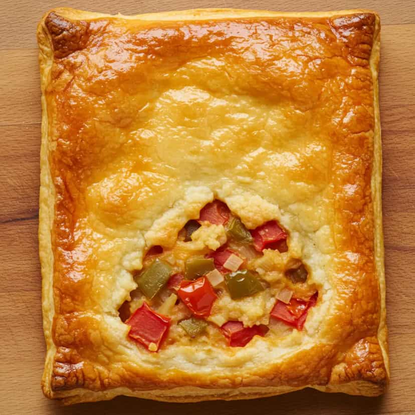 Foto deliciosa de Torta de atum fácil pronta para servir - Lanches de Padaria