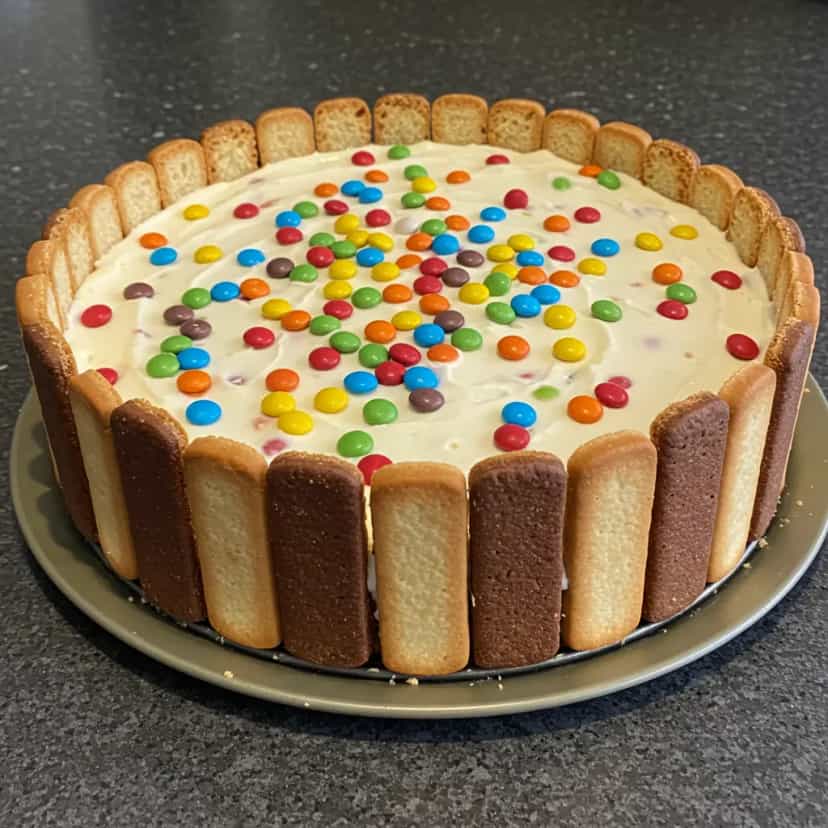 Foto deliciosa de Torta de Bis com Chantilly pronta para servir - Tortas & Tortinhas