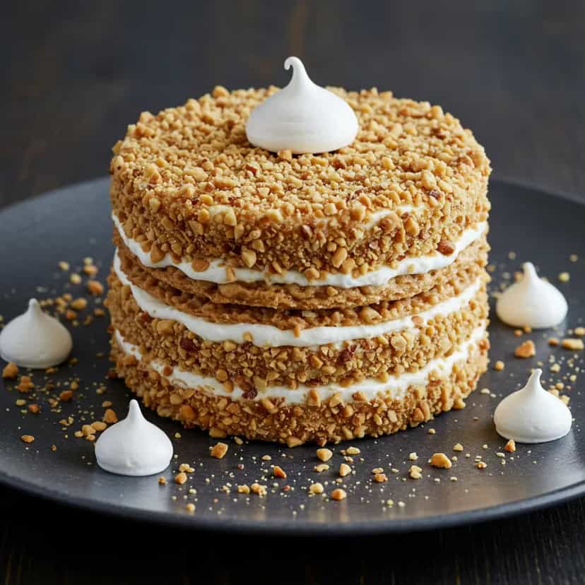 Foto deliciosa de Torta de Chocolate com Nozes pronta para servir - Tortas & Tortinhas