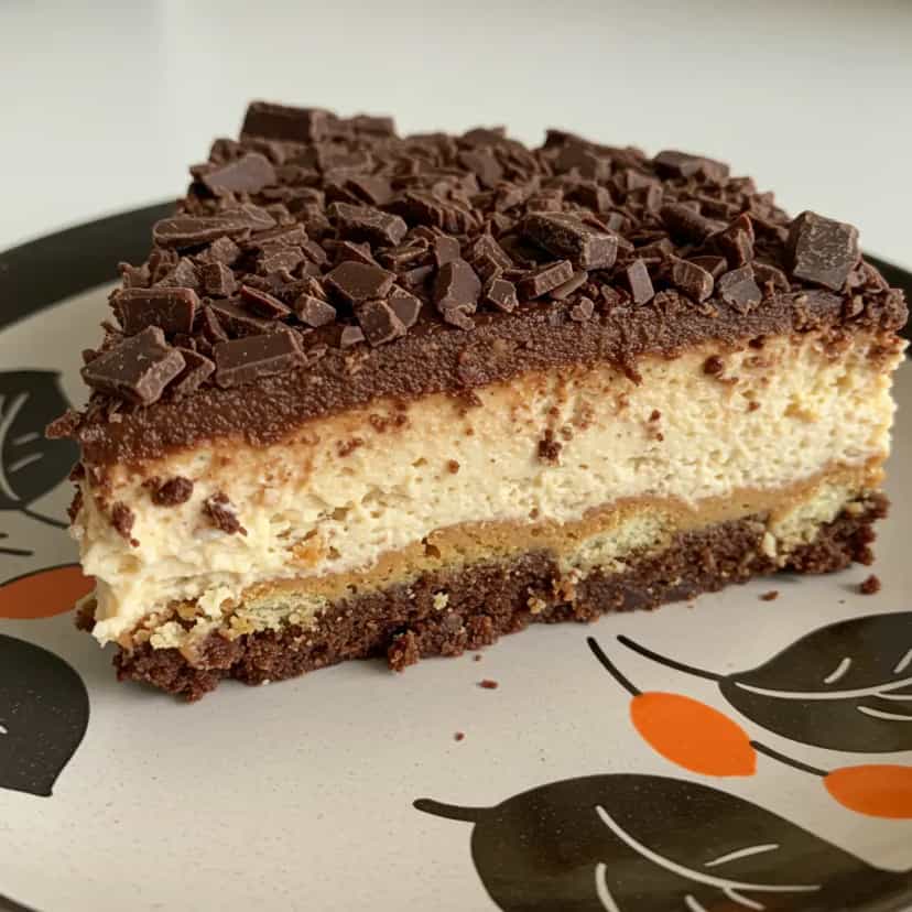 Foto deliciosa de Torta de Doce de Leite e Chocolate pronta para servir - Tortas & Tortinhas