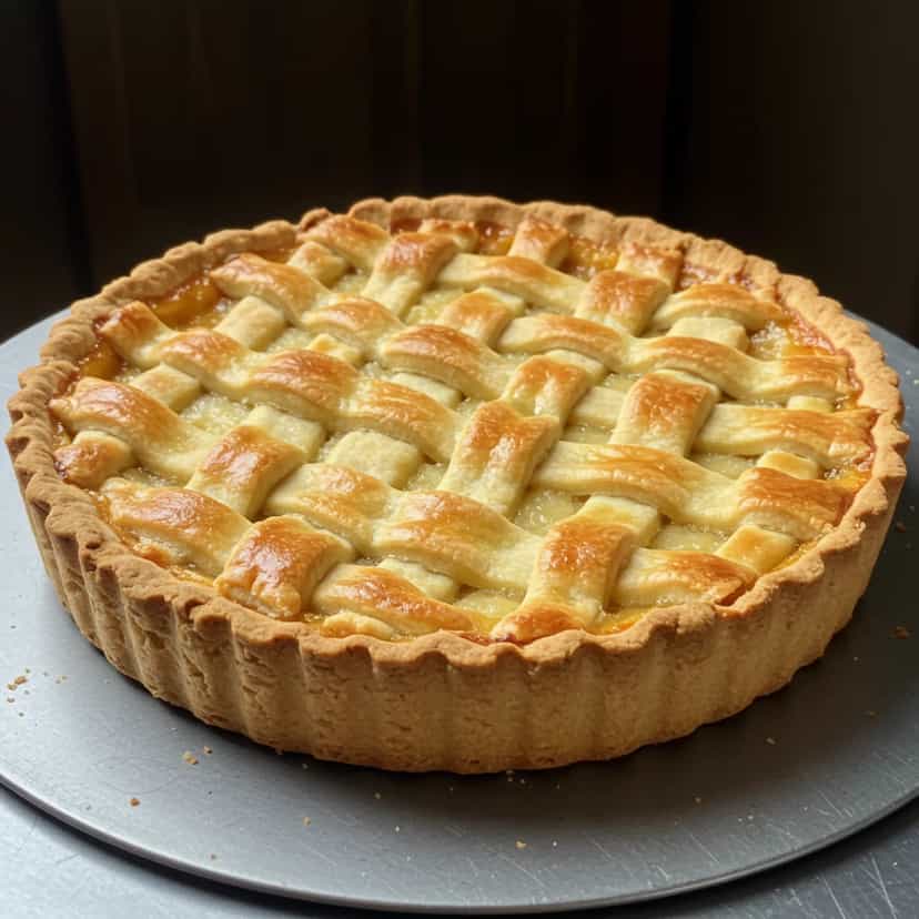 Foto deliciosa de Torta de Frango com Massa Podre pronta para servir - Tortas Salgadas