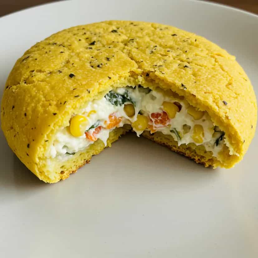 Foto deliciosa de Torta de Legumes com Bacon e Queijo pronta para servir - Tortas Salgadas