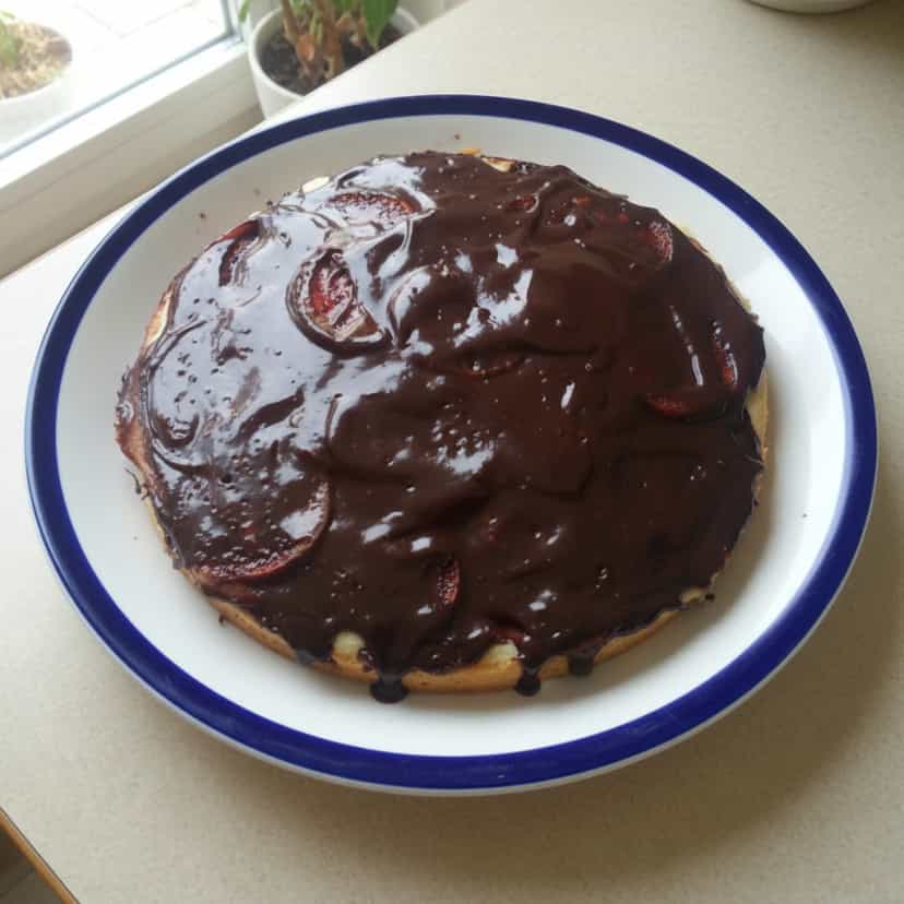 Foto deliciosa de Torta Gelada de Chocolate com Nescau pronta para servir - Tortas & Tortinhas