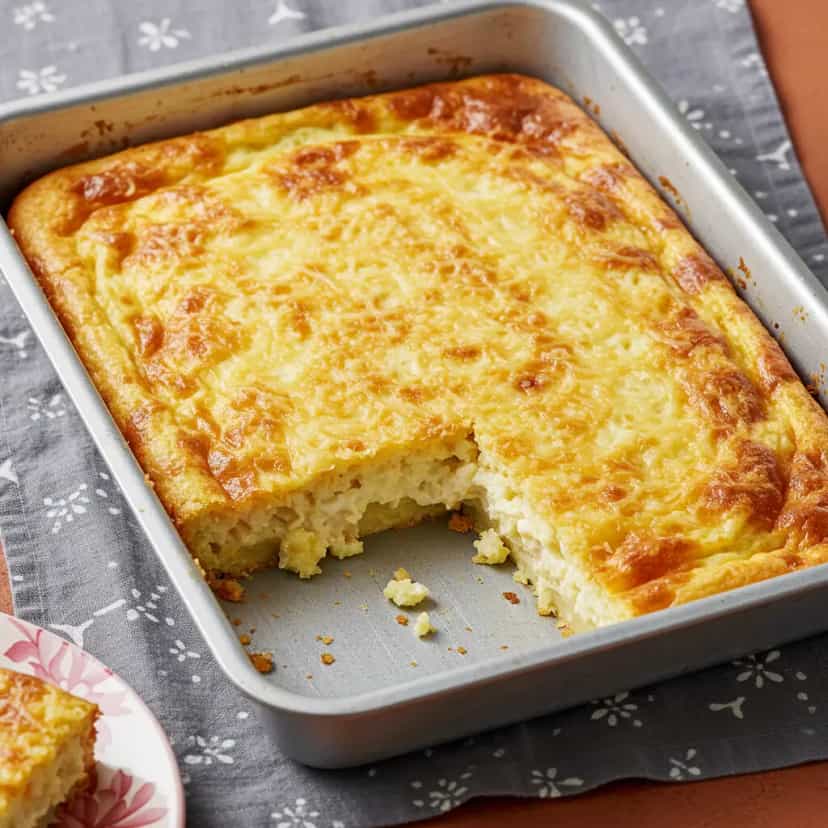 Foto deliciosa de Torta Low Carb de Mussarela pronta para servir - Outras Receitas