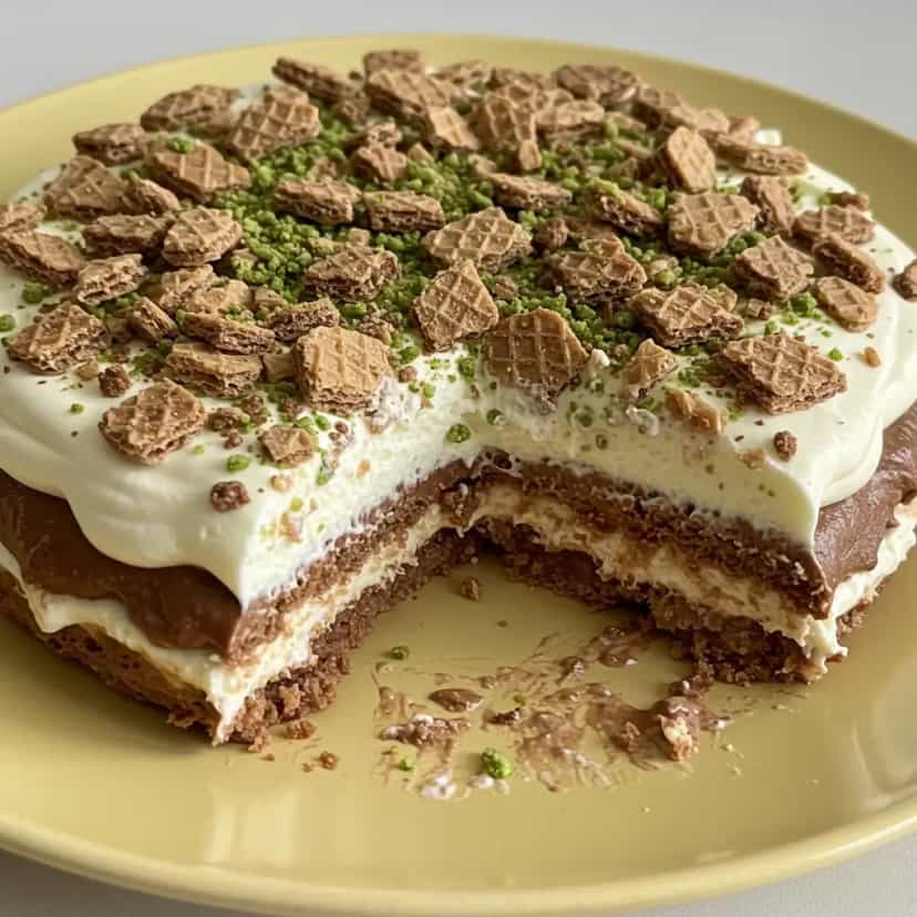 Foto deliciosa de Torta Rápida de Bis pronta para servir - Tortas & Tortinhas