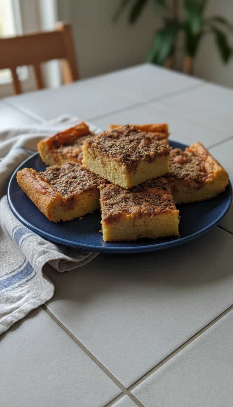 Foto deliciosa de Torta Simples de Queijo pronta para servir - Snacks Assados