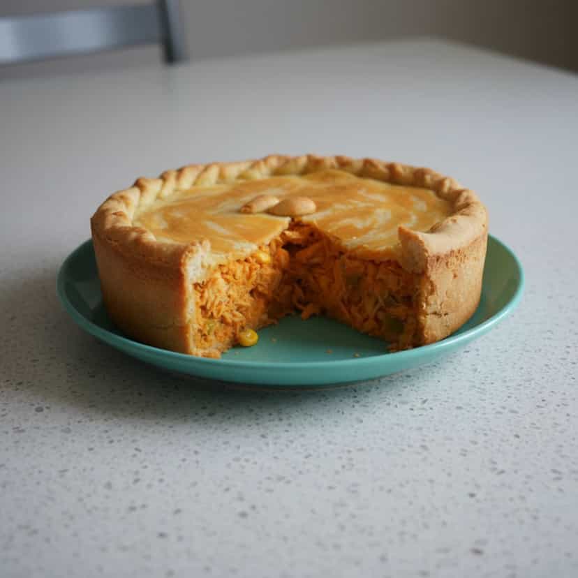 Foto deliciosa de Tortinha Salgada de Frango pronta para servir - Tortas Salgadas