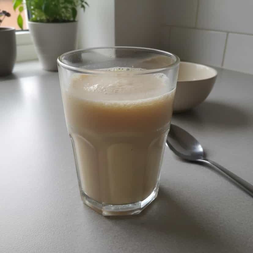 Foto deliciosa de Vitamina Cremosa de Banana pronta para servir - Sucos & Smoothies