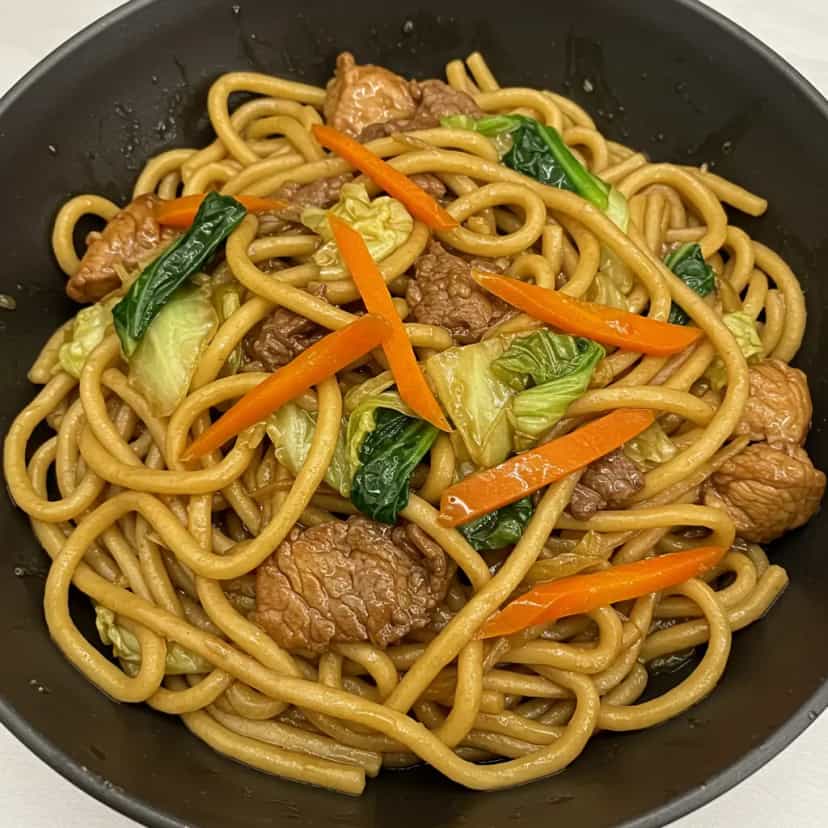 Foto deliciosa de Yakisoba Misto pronta para servir - Bowls & Noodles