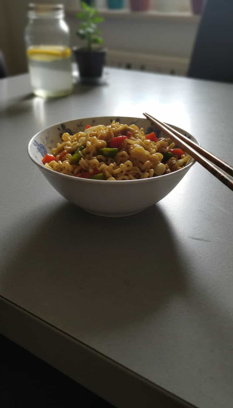 Foto deliciosa de Yakissoba de Contrafilé com Legumes pronta para servir - Bowls & Noodles