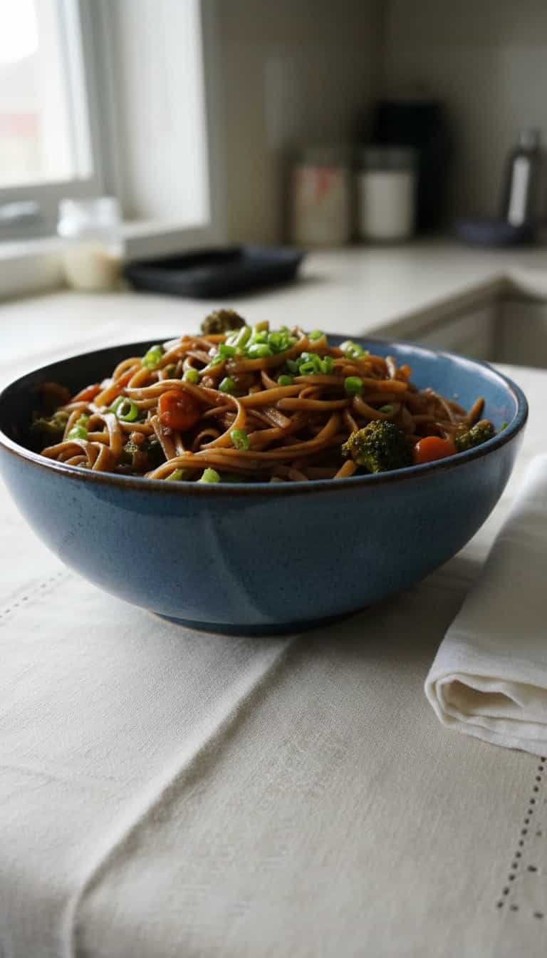 Foto deliciosa de Yakissoba de Legumes pronta para servir - Bowls & Noodles