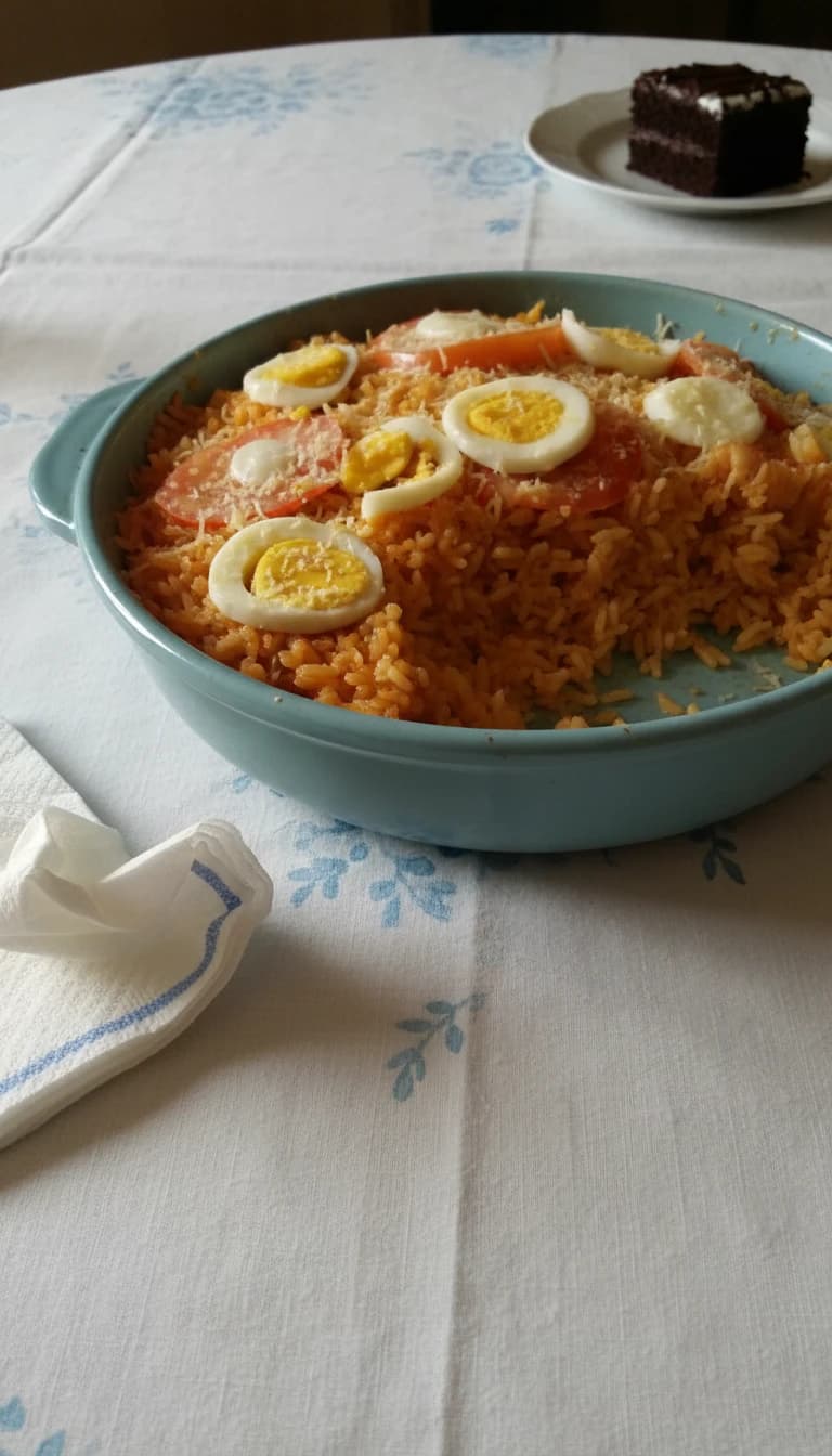 Arroz à Parmegiana