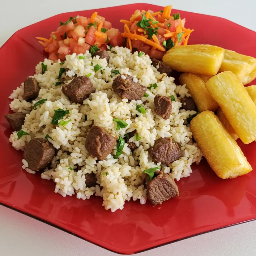 Arroz com Charque