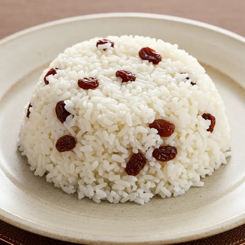 Arroz com Laranja e Passas