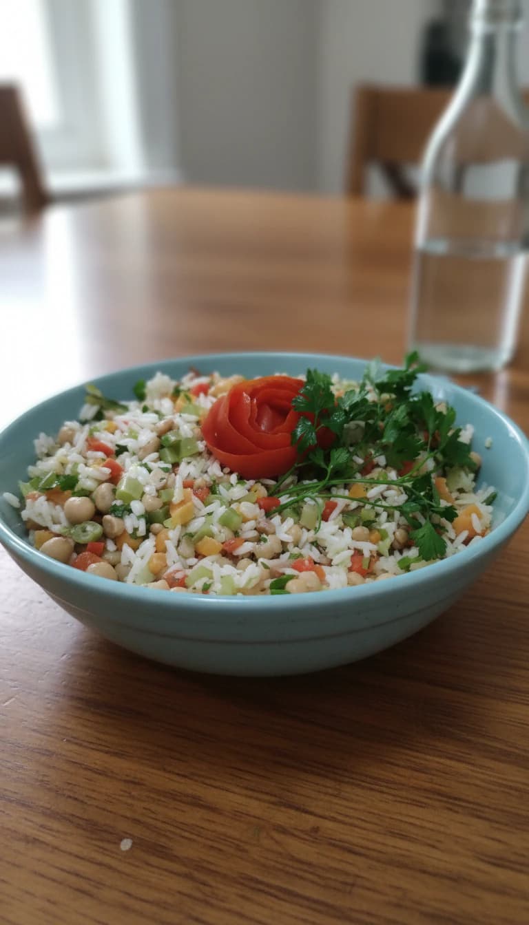 Arroz com Soja e Legumes