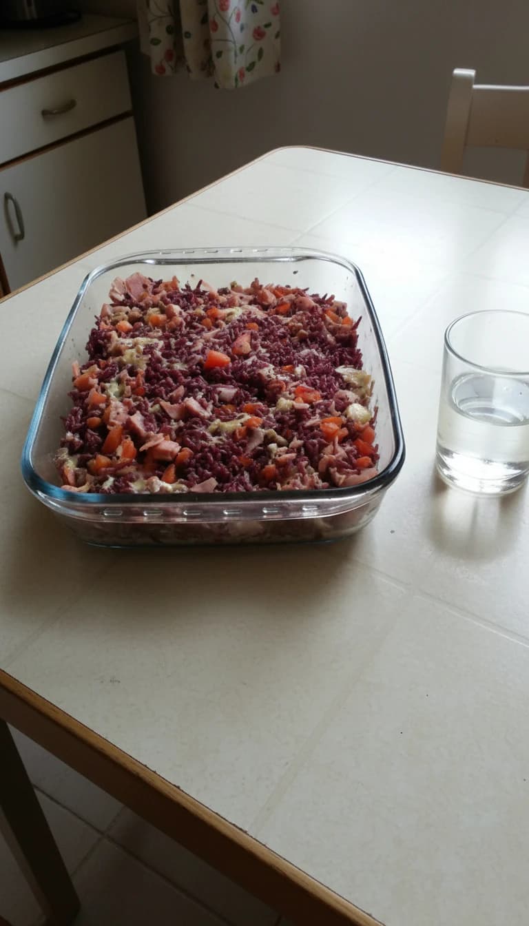 Arroz com Vinho e Presunto