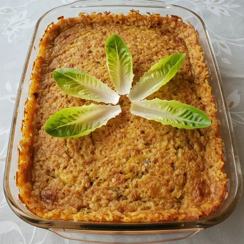 Arroz de Forno à Carbonara