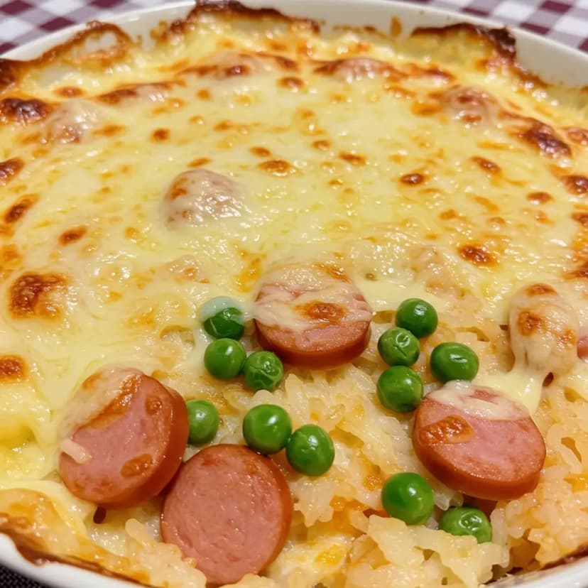 Arroz de Forno com Bacon e Palmito