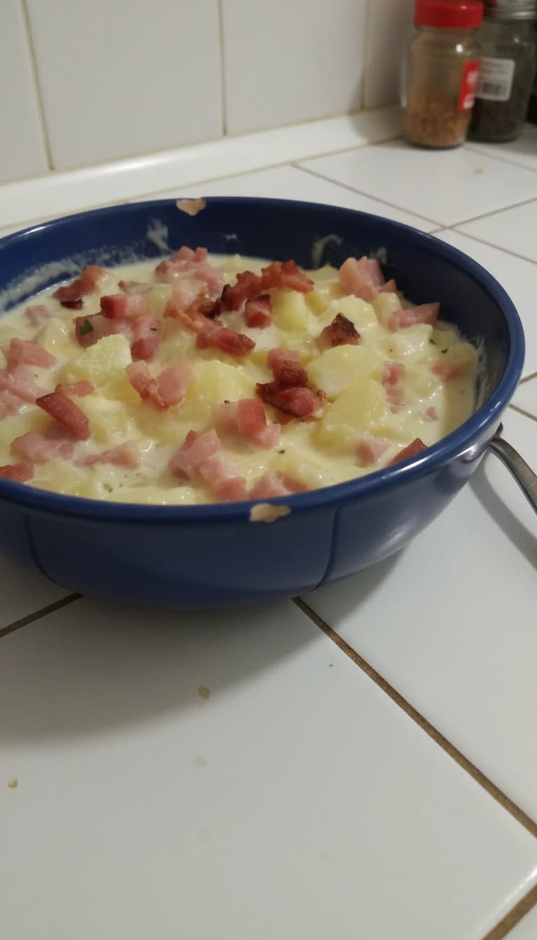 Batata Gratinada com Bacon Crocante