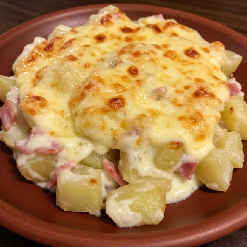 Batata Gratinada Recheada