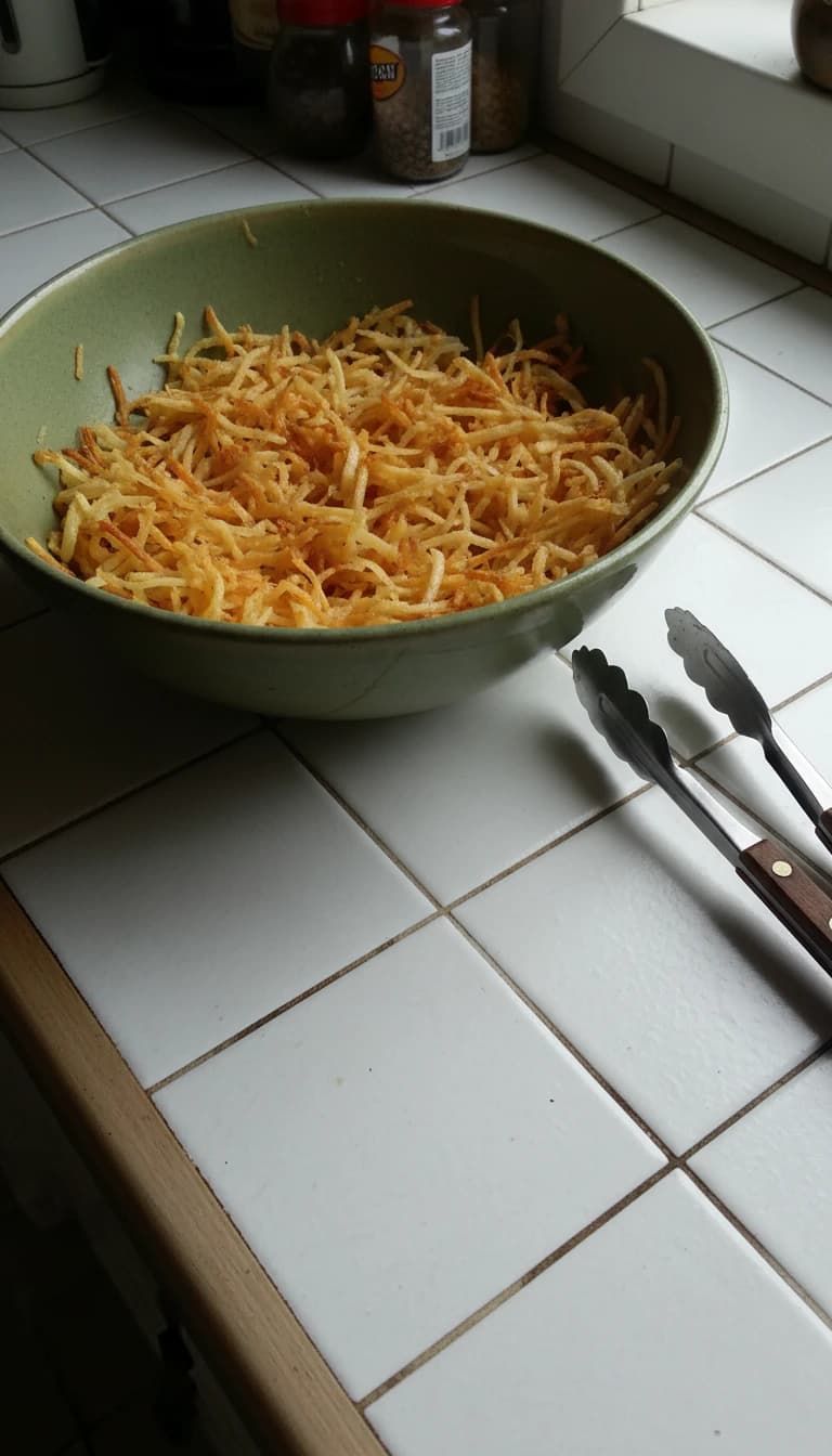 Batata palha caseira