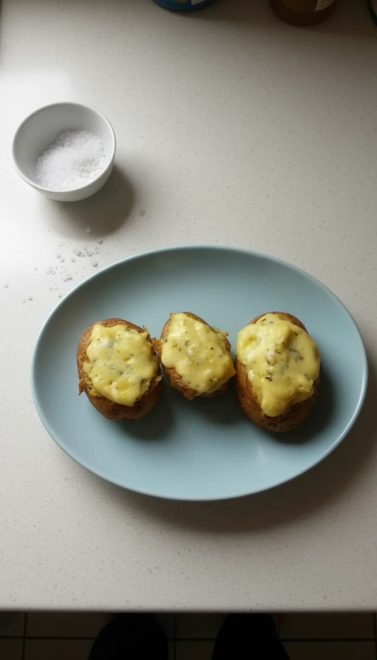 Batatas Recheadas ao Queijo
