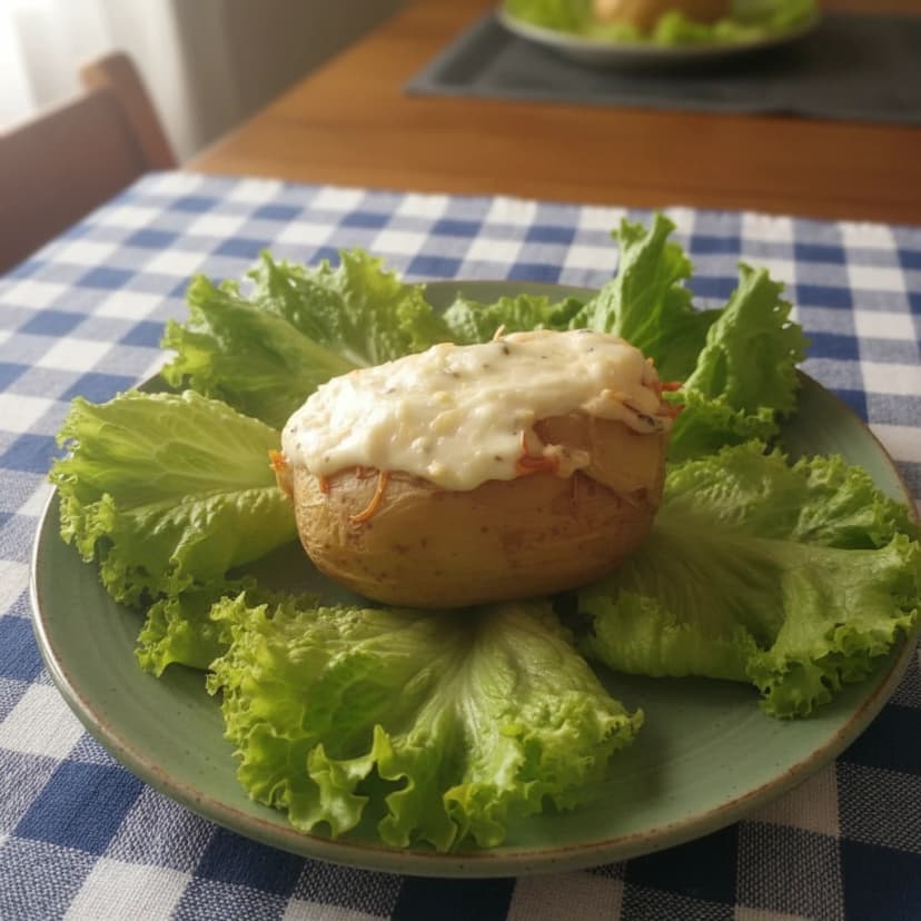 Batatas Recheadas no Micro-ondas
