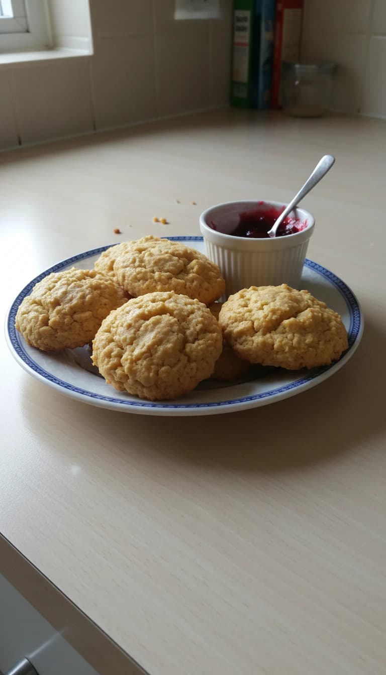 Biscoitos de Amendoim e Musli
