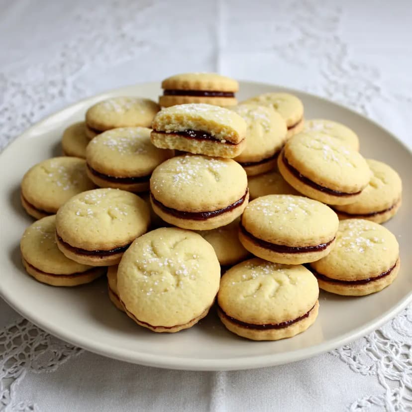 Bolachas Amanteigadas com Goiabada