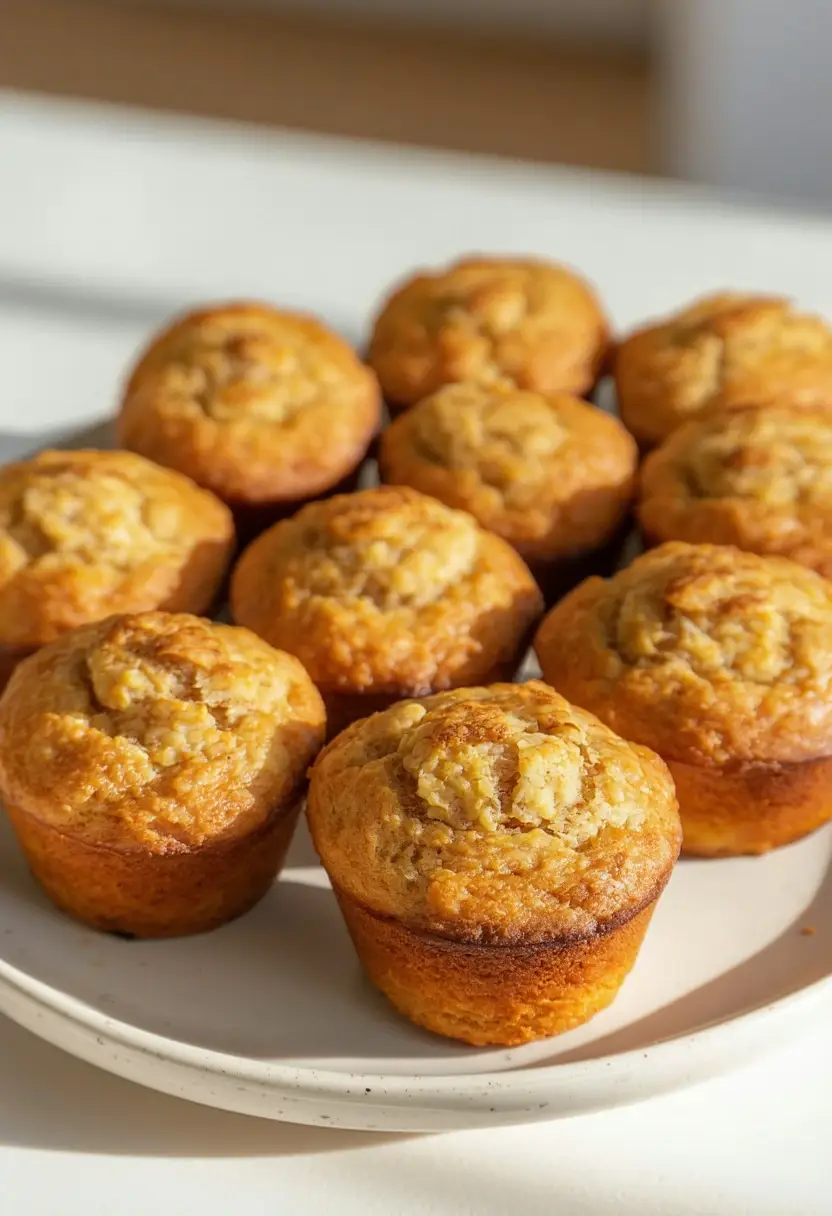 Bolinho de Aveia com Banana