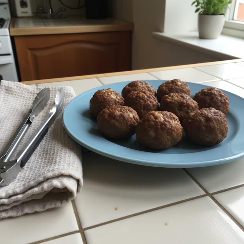 Bolinhos de Carne com Aveia