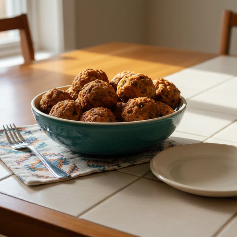 Bolinhos de Soja com Temperos