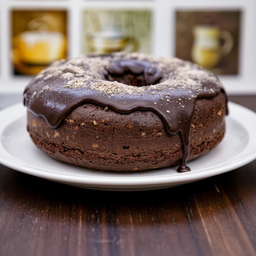 Bolo de cacau sem glúten e sem lactose