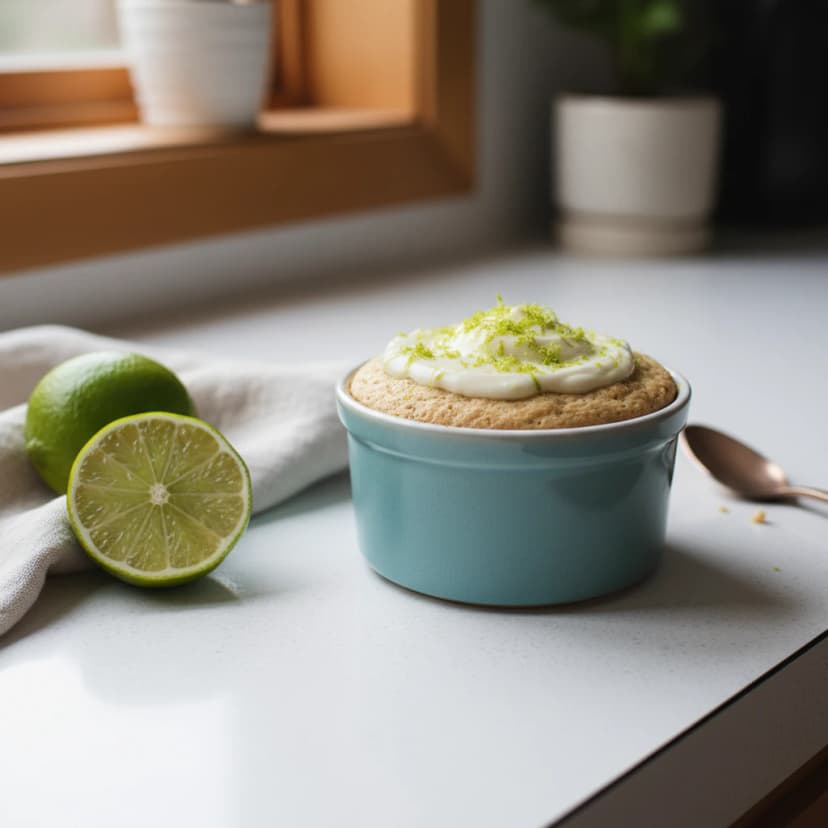 Bolo de Caneca Fit Integral com Limão