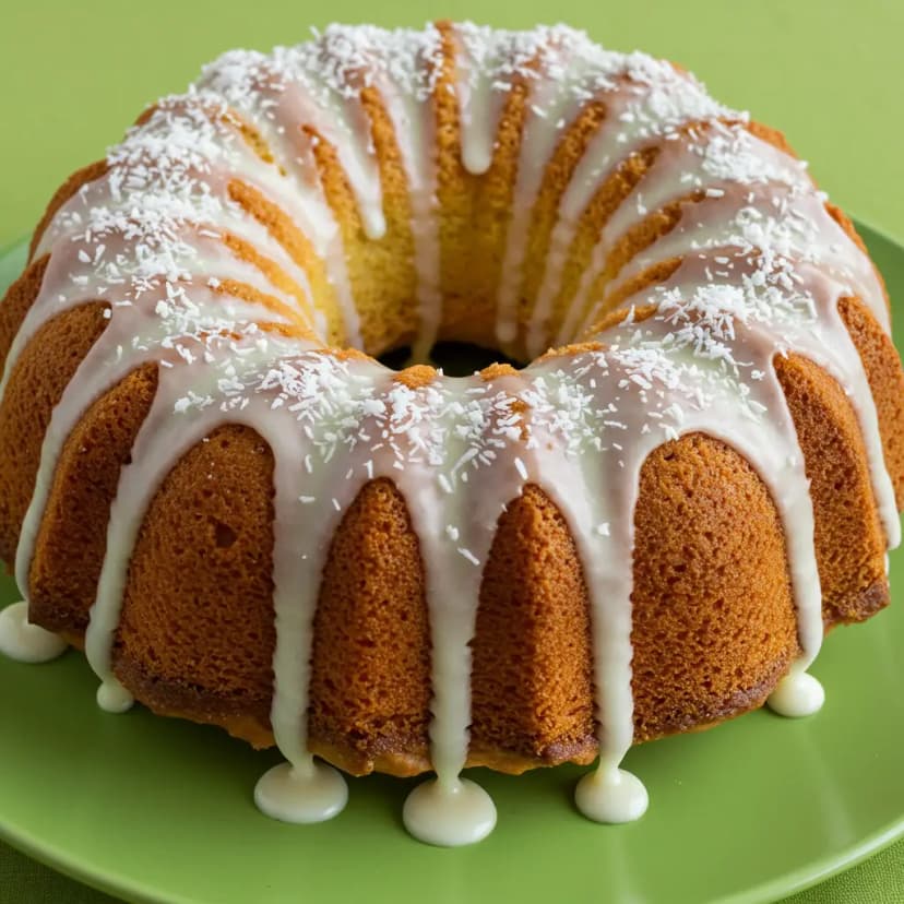Bolo de Cenoura com Coco