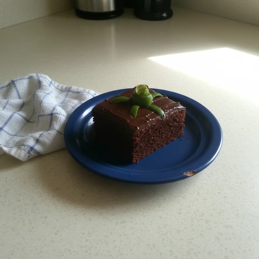 Bolo de Chocolate com Recheio de Limão