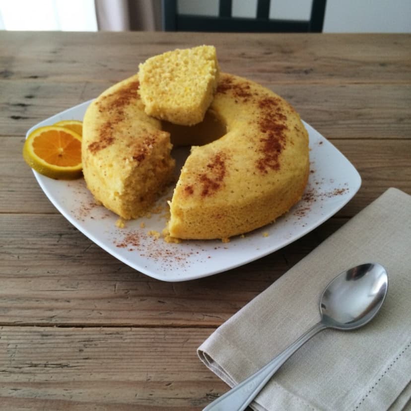Bolo de laranja simples