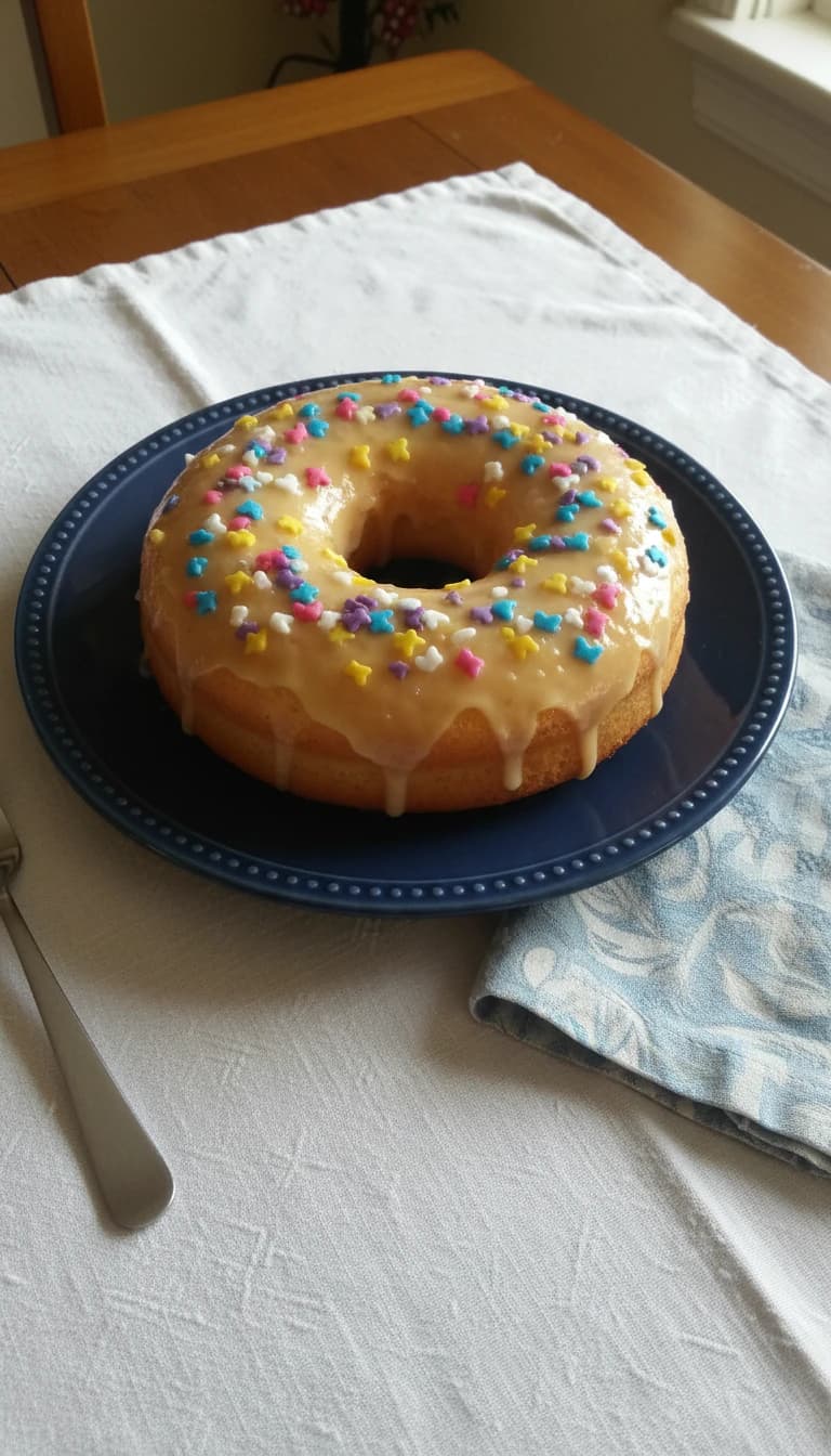 Bolo de laranja super simples