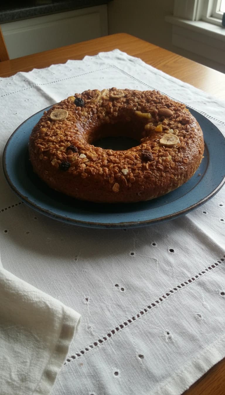 Bolo Integral de Laranja e Maçã